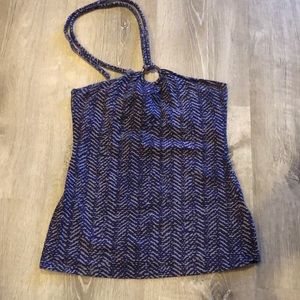 Banana republic strapless with tie around neck